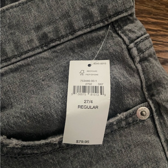 Women’s Gap High Rise Cheeky Straight Jeans - Sz. 4/27 - Picture 4 of 7